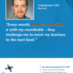 Craig Beason, Renodis CEO, Featured in MSPBJ with CEO Roundtable